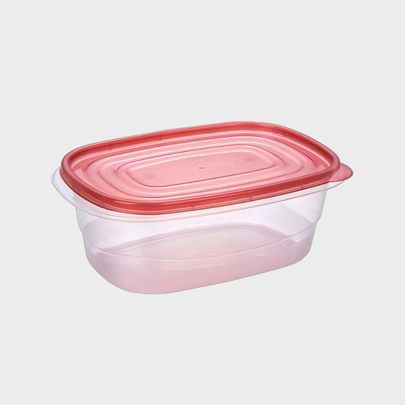PFB012 1900ml Wadah Penyimpanan Makanan PP Standar Bulat-Persegi Panjang