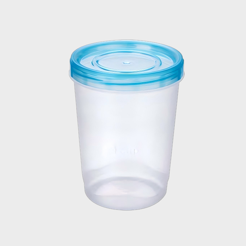 PFB020 946ml (1-Quart) Cangkir Penyimpanan Makanan Penutup Beku Industri PP Silinder Tinggi